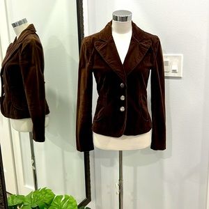 Brown Corduroy Jacket with Pockets size M